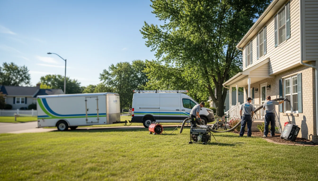 Flooded Basement Restoration And Cleanup With Repair in Bock, MN near me